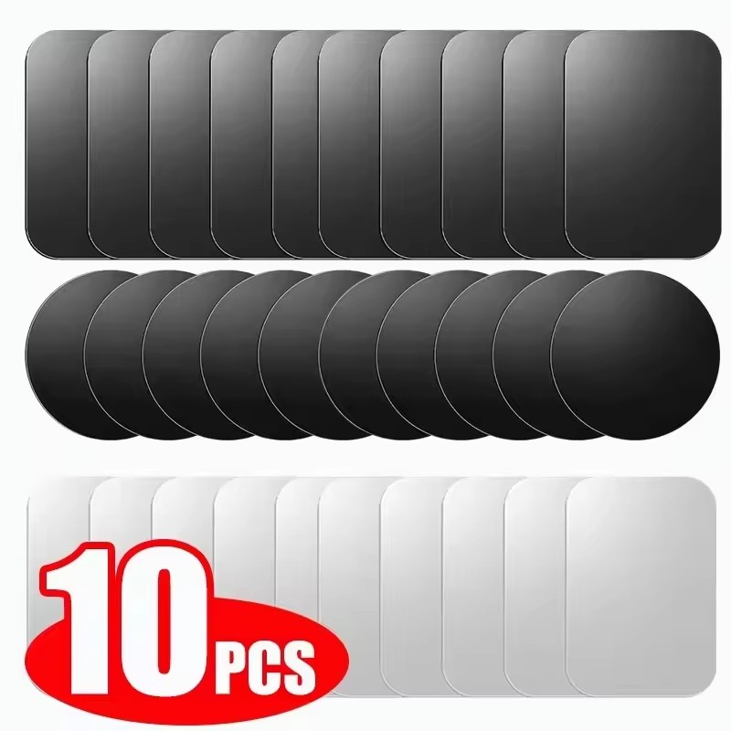 Tablet Phone Accessories - 5/10 個磁気金属プレートディスク自動車電話ホルダーステッカー磁気パッチステッカータブレット携帯電話車スタンドマウント用