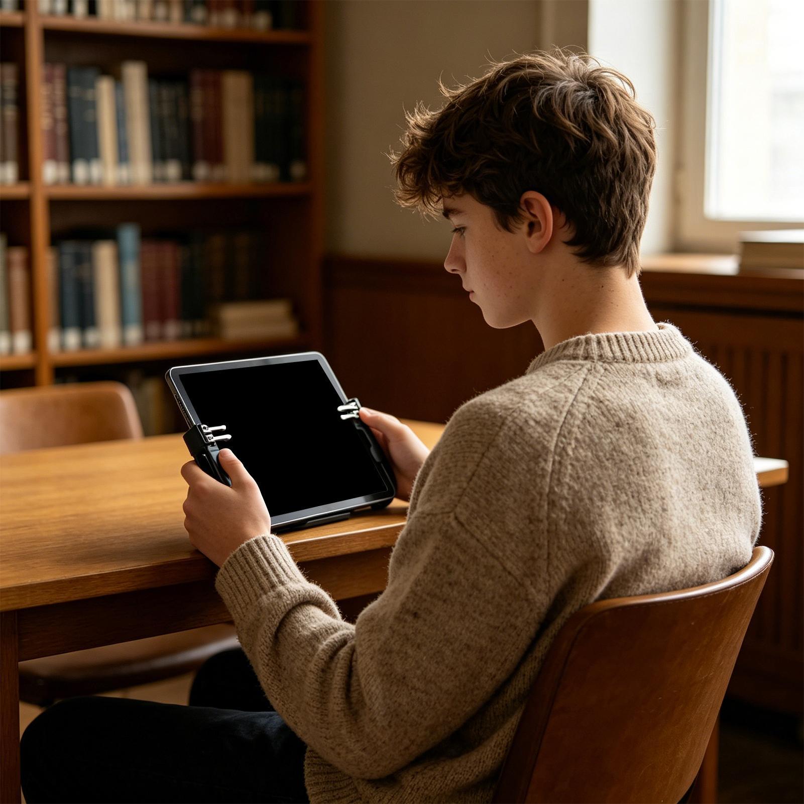 Tablet Accessories For Students - 6本指ゲームコントローラータブレットアクセサリータブレット照準ボタンジョイスティック女性男性ゲーマー旅行者学生ホームオフィス用