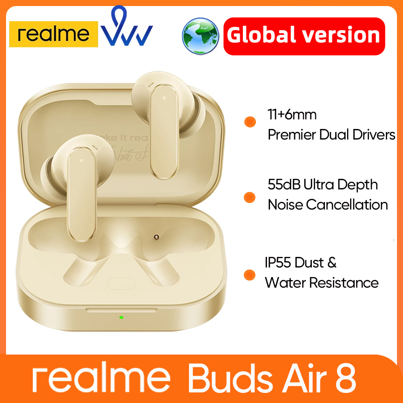 Realme Tablet Accessories - realme Buds Air 8 ワイヤレスイヤホン Bluetooth