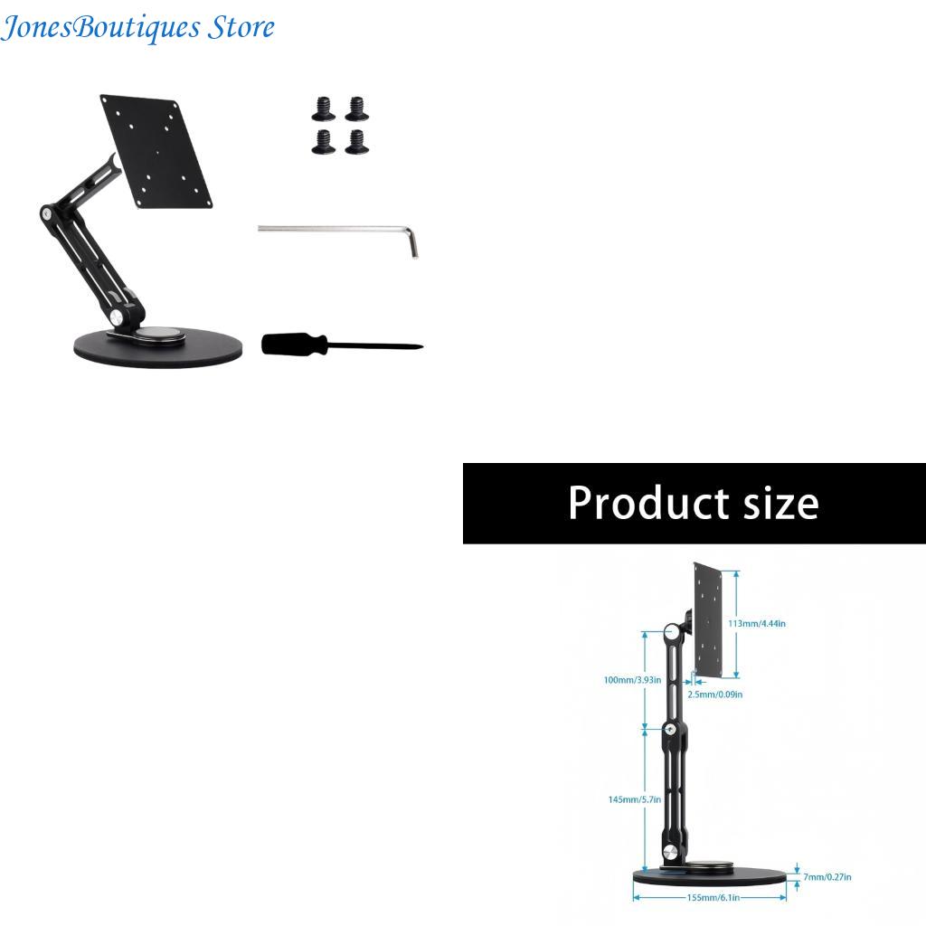 Tablet Accessories For Students - モニタースタンドブラケットデスクトップ折りたたみ棚PCフラットホルダーハンガー調節可能なW8KE