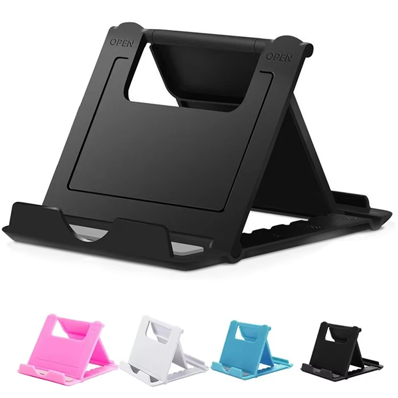 Realme Tablet Accessories - 折りたたみ式調節可能な携帯電話スタンドデスクトップスマートフォンスタンドホルダー携帯電話ブラケットアクセサリータブレットiPhone Realme用