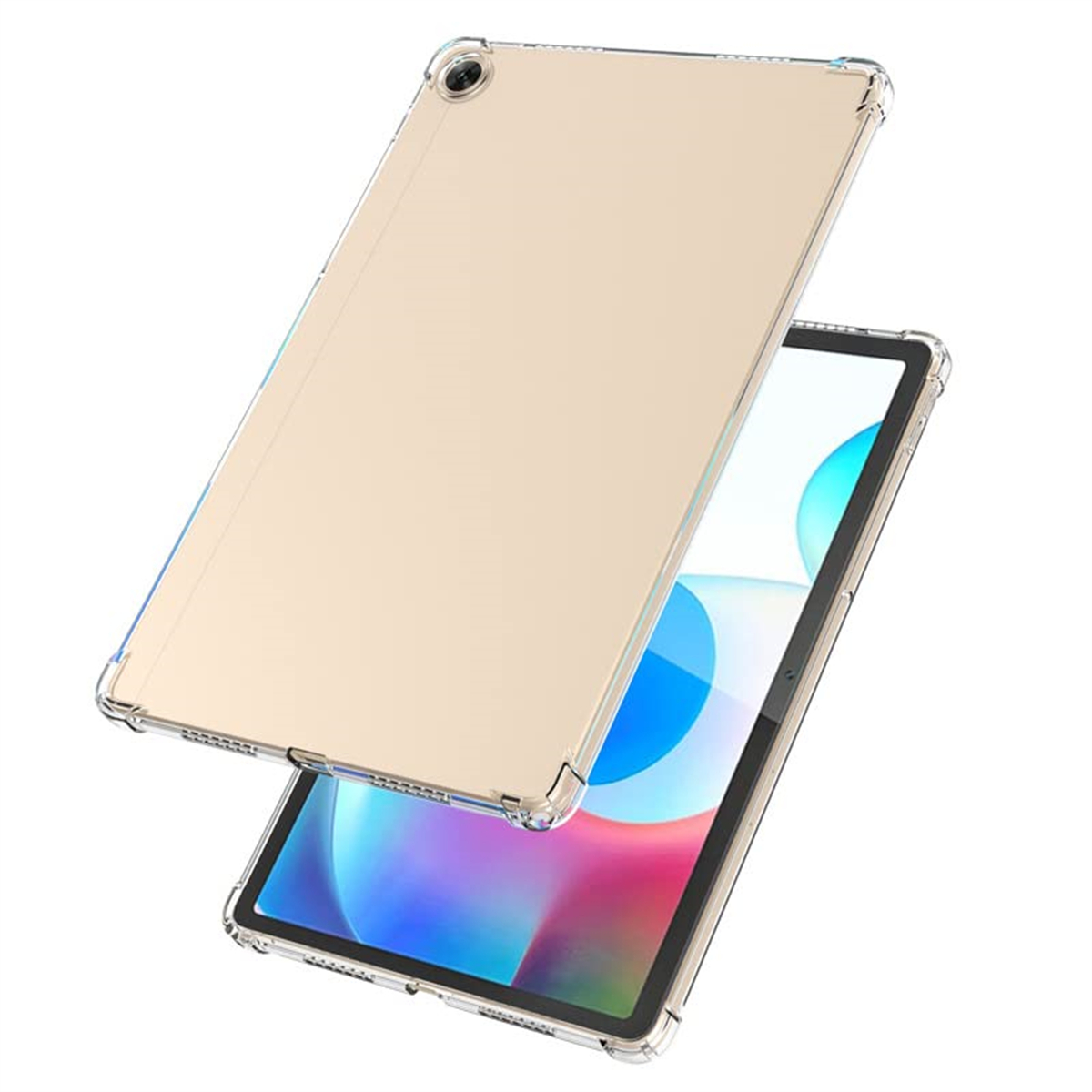 Realme Tablet Accessories - Realme Pad 10.4インチ用透明TPUケース 2021スリム軽量耐衝撃アンチスクラッチタブレットカバーRealme Pad 10.4インチ用