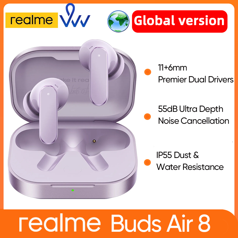 Realme Tablet Accessories - グローバル版 realme Buds Air 8 アクティブノイズキャンセリング
