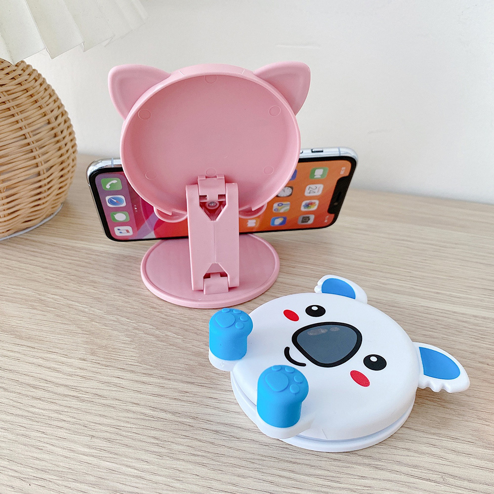 かわいい動物デスクトップ電話スタンド折りたたみ式調節可能なス - Tablet Accessories For Students のレビューと価格