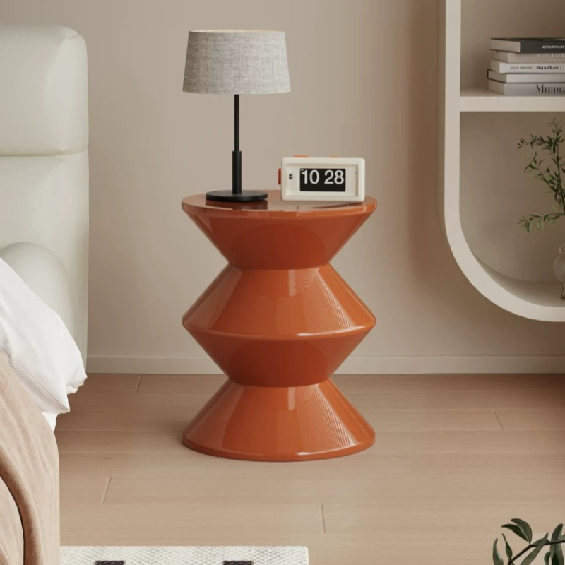クリアデザインコーヒーテーブルラウンド小型フレキシブルユニー - Unique Table Accessories のレビューと価格