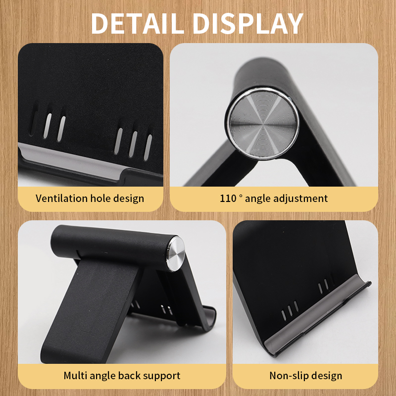 ユニバーサル折りたたみ式デスクフォンホルダーマウントスタンド - Tablet Phone Accessories のレビューと価格