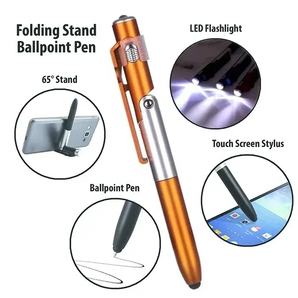 多機能おもちゃペン 4 in 1 折りたたみランプ 広告ギフ - Tablet Phone Accessories のレビューと価格