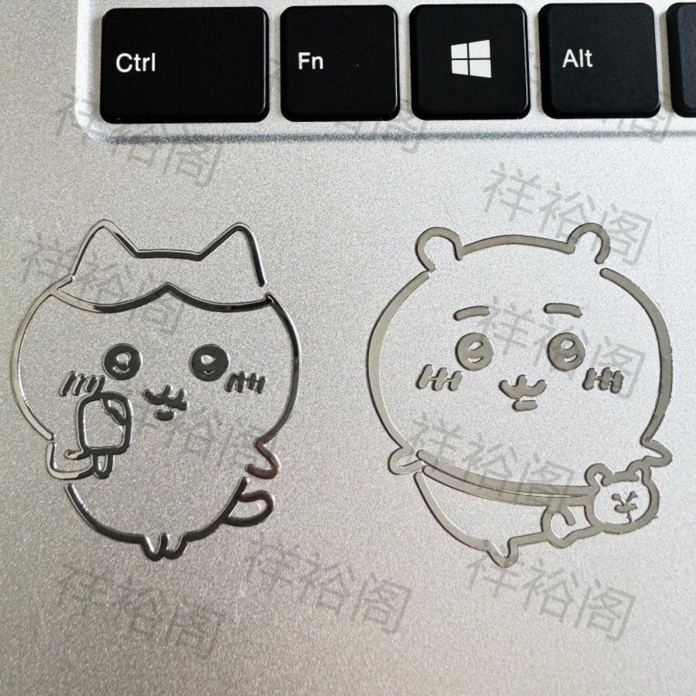 Chiikawa 3D メタルステッカーかわいい漫画学生デカ - Tablet Accessories For Students のレビューと価格
