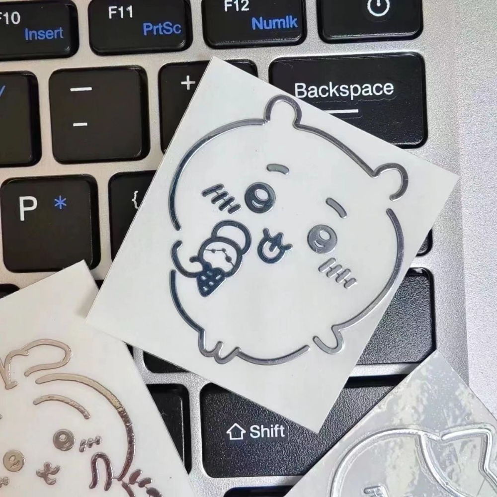 Chiikawa 3D メタルステッカーかわいい漫画学生デカ - Tablet Accessories For Students のレビューと価格