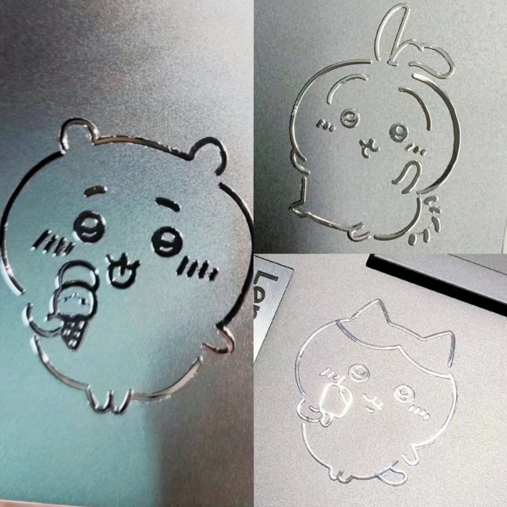 Chiikawa 3D メタルステッカーかわいい漫画学生デカ - Tablet Accessories For Students のレビューと価格