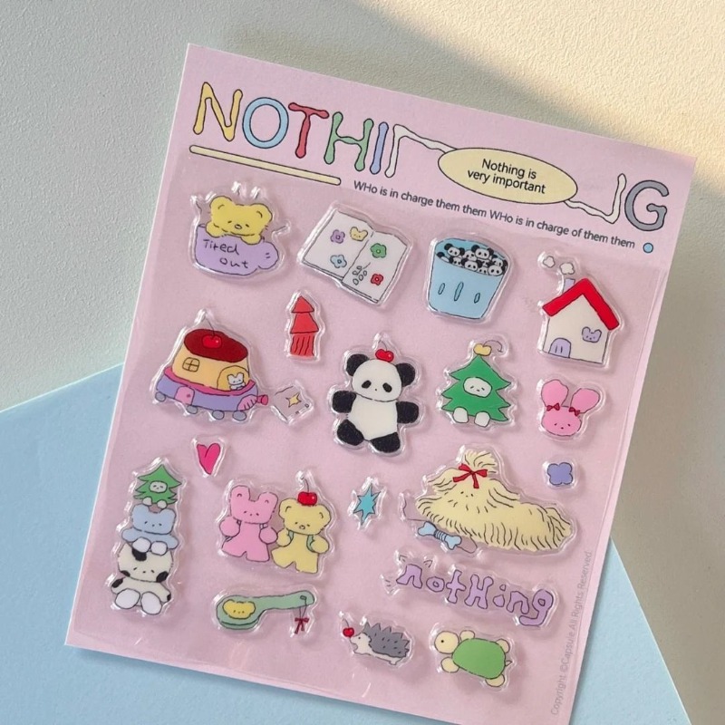 かわいい漫画風3Dゼリーステッカー - 携帯ケース、タブレッ - Boox Tablet Accessories のレビューと価格