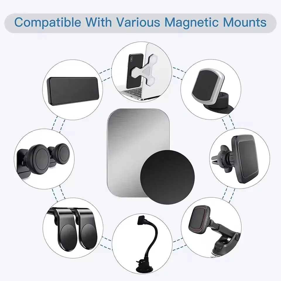 1-10 個ユニバーサル磁気自動車電話ホルダーディスクパッチ - Tablet Phone Accessories のレビューと価格