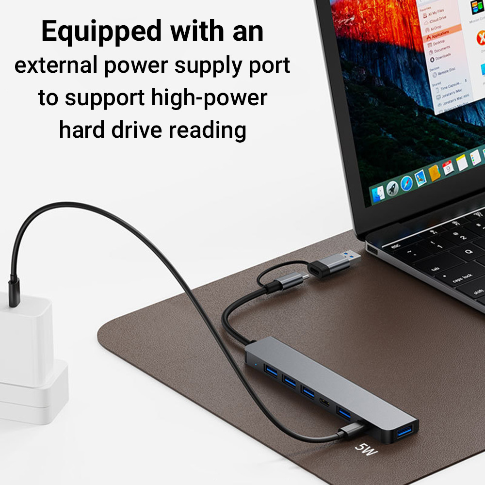 7-in-1 デュアルヘッド USB-C&USB ドッキング - Tablet Accessories For Students のレビューと価格