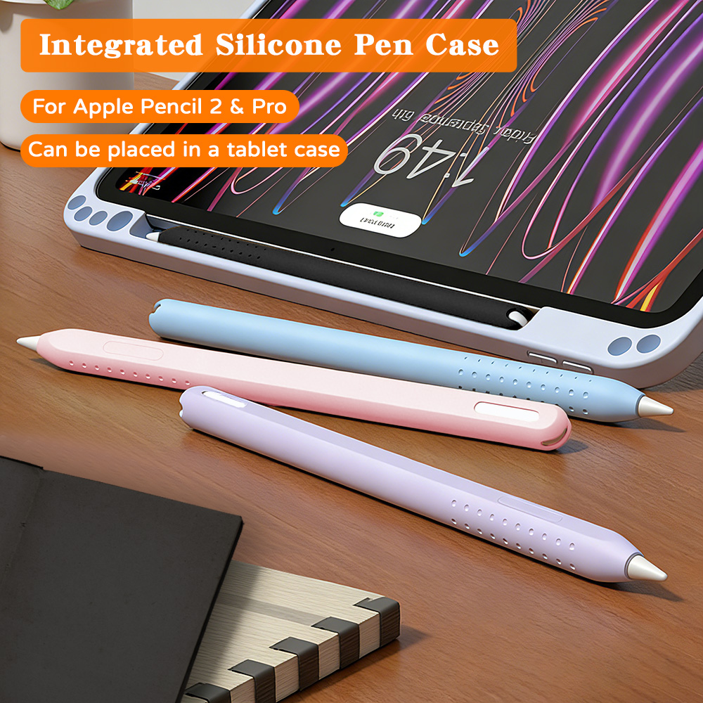 Apple Pencil 2 & Pro用シリコンケース 滑 - Tablet Accessories For Students のレビューと価格