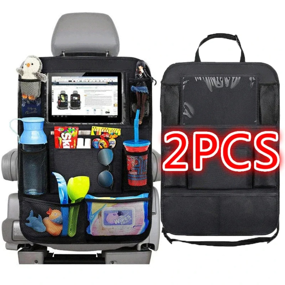 カーシートバックオーガナイザー 9 収納ポケット タッチスク - Tablet And Accessories Bag のレビューと価格