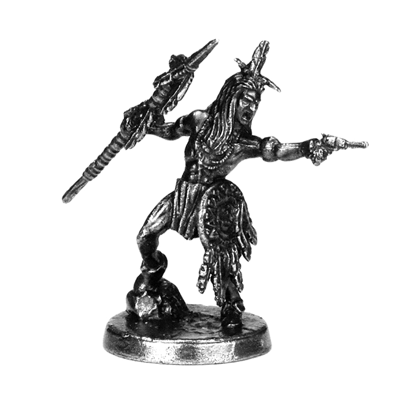ヴィンテージ風ワイルドウェスト戦士ミニメタルカウボーイフィギ - Unique Table Accessories のレビューと価格