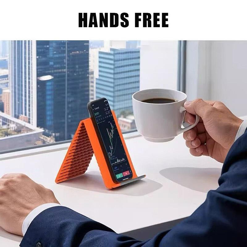 ユニバーサル携帯電話ホルダー家庭用オフィス用柔軟な折りたたみ - Tablet Phone Accessories のレビューと価格