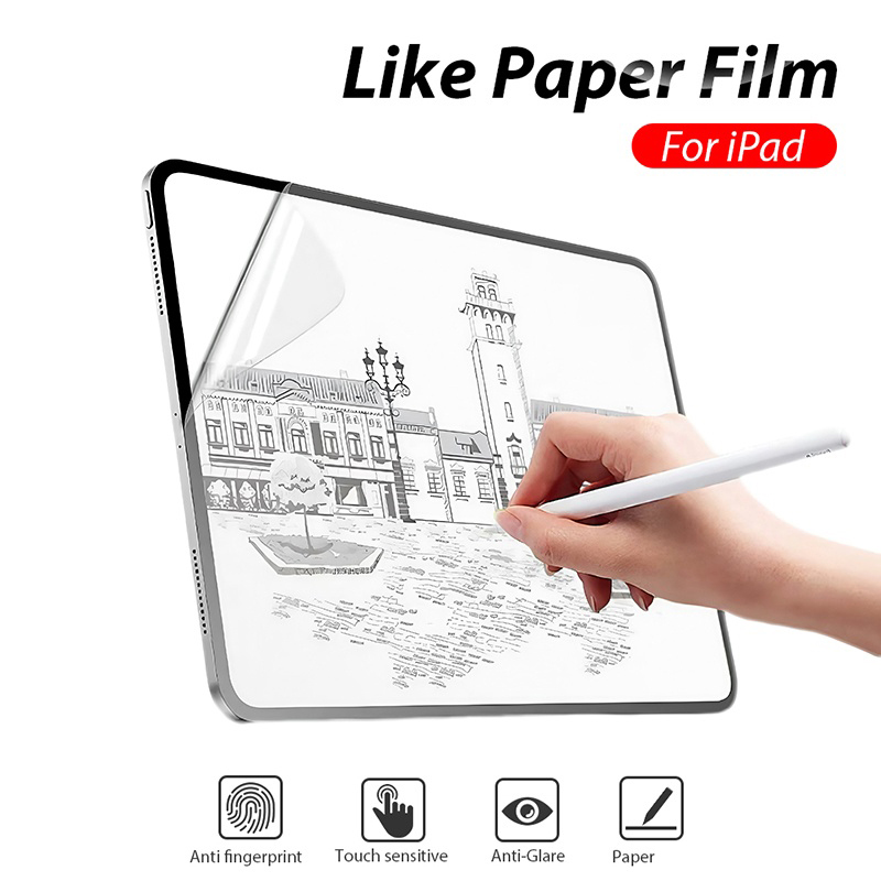 紙のような感触のスクリーンフィルム iPad Pro 12. - Tablet Accessories For Students のレビューと価格