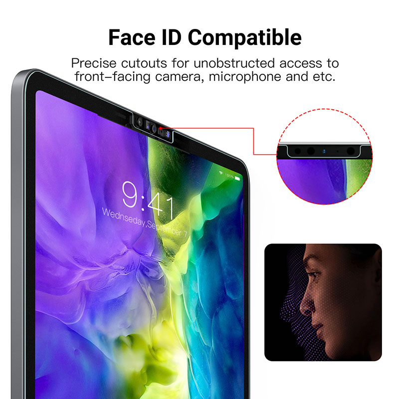 紙のような感触のスクリーンフィルム iPad Pro 12. - Tablet Accessories For Students のレビューと価格