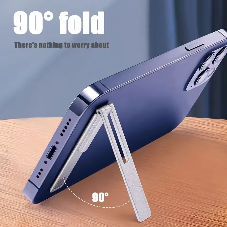 目に見えない超薄型磁気携帯電話ホルダー スタンド 金属合金製 - Tablet Phone Accessories のレビューと価格