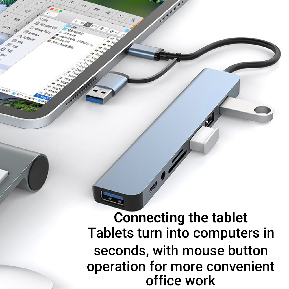 9-in-1 デュアルヘッド USB ドッキングステーション - Tablet Accessories For Students のレビューと価格