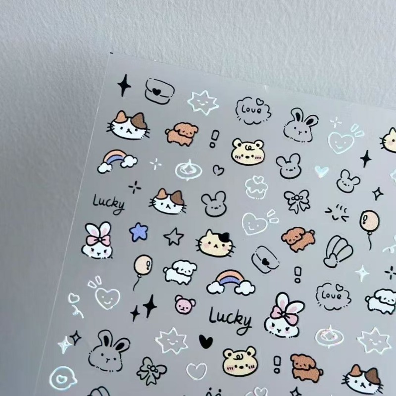 かわいい漫画ステッカー ペット用 犬 猫 ウサギ DIY ス - Boox Tablet Accessories のレビューと価格