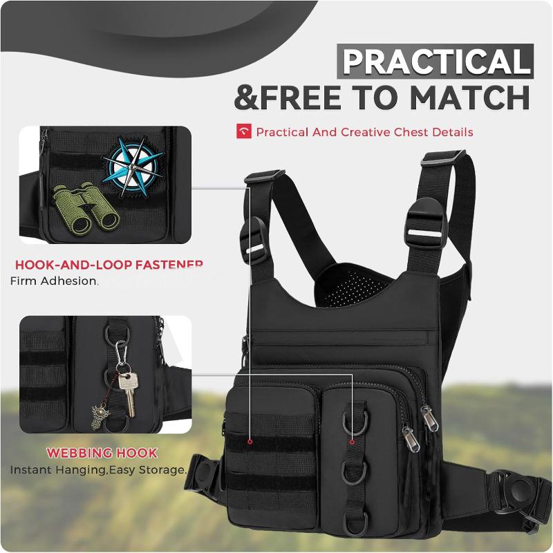 チェストバッグ - 軽量で大容量のベストバッグ、日常の持ち運 - Tablet And Accessories Bag のレビューと価格