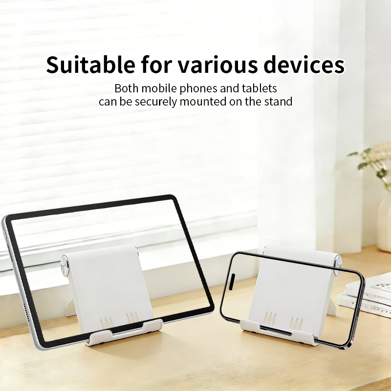 ユニバーサル折りたたみ式デスクフォンホルダーマウントスタンド - Tablet Phone Accessories のレビューと価格