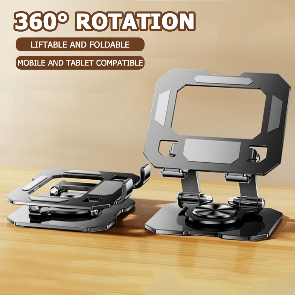 360度回転タブレット電話スタンド調節可能なデスクホルダー折 - Tablet And Accessories Bag のレビューと価格