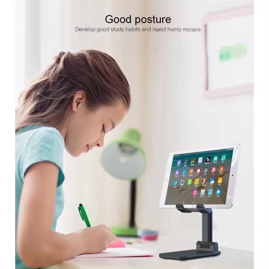 高品質デスクトップタブレットホルダーテーブルセル折りたたみ式 - Tablet Phone Accessories のレビューと価格